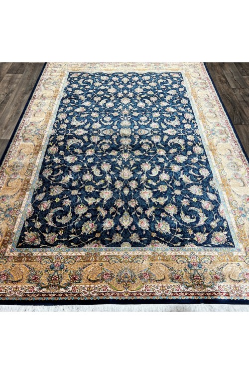 Иранский ковер Qum 448 Синий